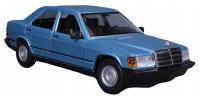 1987 Mercedes-Benz 190E Blue 1:24 BBURAGO