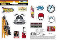 BACK TO THE FUTURE - STICKERS - 16X11CM/2 SHEETS - TIME TRAVEL