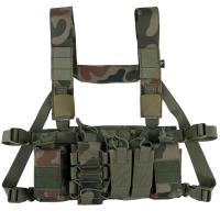 Военный тактический жилет DOMINATOR CHEST RIG с камуфляжными сумками wz.93