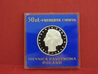 50 ZŁ FRYDERYK CHOPIN 1972r,MENNICZA