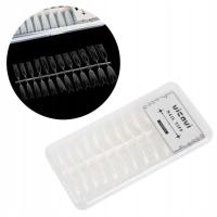 Tipsy ballerina do paznokci przezroczyste 240 szt bez kieszonki