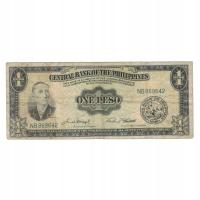 Banknot, Filipiny, 1 Peso, KM:133f, VF(20-25)