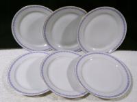 PORCELANOWE TALERZE-OBIADOWE PŁASKIE-FREIBERGER 1960-69