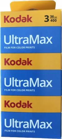 3× Kodak 3-pack Ultra Max 400/36 klisza kolorowa do aparatu