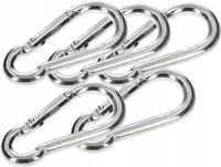 KARABIŃCZYK STRAŻACKI 5 SZT KARABINEK HAK LIN 70