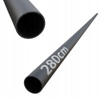 Rurka stalowa fi 25 wypełnienie do Balustrady Harfy 280cm - wysoka jakość