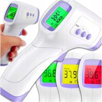 TERMOMETR BEZDOTYKOWY ELEKTRONICZNY NA PODCZERWIEŃ LEKARSKI LCD DOKŁADNY