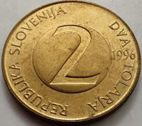 3585 - Słowenia 2 tolary, 1996