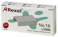 Zszywki REXEL 24/6 1000 sztuk srebrne ACR06121