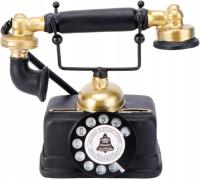 Antyczny telefon retro vintage tarcza obrotowa bi