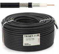 TRISET 11 Kabel koncentryczny żelowany PE Cu RG11