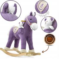Лошадь-качалка для детей, лошадь-качалка, игрушка Pony Purple Milly Mally