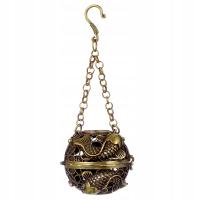 UCHWYTY WISZĄCE KADZIDŁO Z ŁAŃCUSZKIEM UDEKORUJ KULĘ PALNIKA