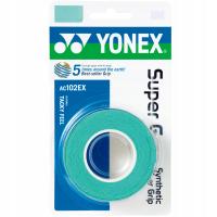 Owijka Yonex badminton tenis squash AC102 EX Super Grap Zielona 3 szt.