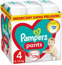 PAMPERS PANTS 4 PIELUCHOMAJTKI 176 SZT PIELUCHY