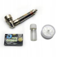 Zestaw 5-części w plastikowym pudełku lufka sitka młynek