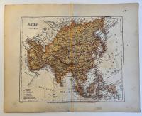 Mapa Azji 1861 Ravenstein