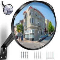 LUSTRO DROGOWE MAGAZYNOWE UCHWYT NIETŁUKĄCE SFERYCZNE WYPUKŁE 40cm 400mm