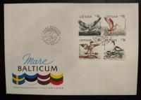 !!! PTAKI - LITWA 1992 - KOPERTA FDC - STAN BDB !!!