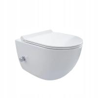 UPTREND miska WC bezrantowa z funkcją bidetu 50x35,5 cm biały połysk MONESI