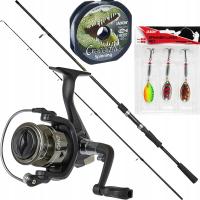 Spining X-FISH SPIN ONE na szczupaka 210 CM Wędka + Kołowrotek + zestaw
