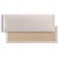 PANELE ŚCIENNE TAPICEROWANE 70x30 30x70 WELUR KREMOWY WEZGŁOWIE PROSTOKĄT