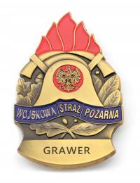 WSP знак Военная Пожарная команда с гравировкой