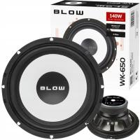 MOCNY GŁOŚNIK SAMOCHODOWY BASOWY WOOFER BLOW 140W 165mm 16,5cm 6.5