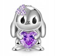 Подвески Кролик кролик сердце серебро 925 SimplyMe бесплатно