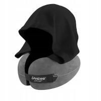 Sandini Poduszka podróżna dla dorosłych i młodziezy TravelFix Hoodie Antrac