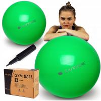 Реабилитационный гимнастический мяч 65 см для упражнений фитнес классический насос