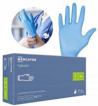 RĘKAWICE HYBRYDOWE WINYLOWO NITRYLOWE 100 SZT. S