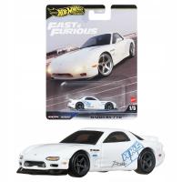 HOT WHEELS PREMIUM SZYBCY I WŚCIEKLI FAST FURIOUS AUTKO POJAZD MAZDA RX-7