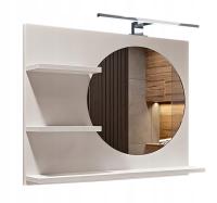 Зеркало для ванной комнаты с полками и светодиодным освещением Better Home, 60 x 50 x 12 см