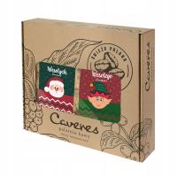 Prezent zestaw BOX na Święta Mikołaj Boże Narodzenie ZIARNO Brazylia 500G
