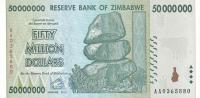 Zimbabwe - 50 000 000 Dollars - 2008 - P79 - St.1