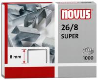 Скобы NOVUS 26/8 SUPER x 1000 скобы для степлера