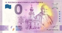 0 euro 10. Rocznica Beatyfikacji Jana Pawła II