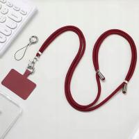 Universal Crossbody Phone Lanyard Wine Red