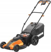 Аккумуляторная газонокосилка Worx Power Share WG744E с корзиной 40 в 4 Ач 500 м2