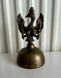 ORZEŁ mosiężna statuetka nagroda 19 ISBC Warsaw 1992