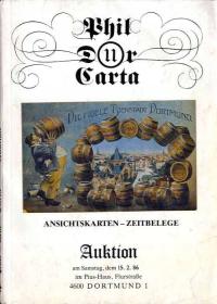 katalog pocztówek Phil-Dor-Carta 11. Aukcja z 1986