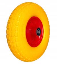 Koło pełne do taczki piankowe PU 4.00-6 otwór 20mm piasta 110mm SUPER KOŁO
