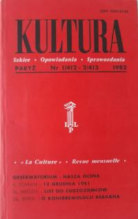 KULTURA CZASOPISMO ROCZNIK 1982 KOMPLET