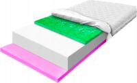Materac dla dziecka H1 H2 80X170 Verde dostosowujący się z pianki HR 17 cm