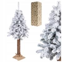 CHOINKA SZTUCZNA NA PNIU ŚWIERK OŚNIEŻONY 180 cm GĘSTA JAK ŻYWA + GRATIS