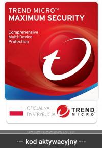 Trend Micro Maximum Security 3 st. / 12 miesięcy ESD