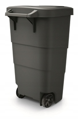 Kosz na śmieci WHEELER 95 L Czarny recykling