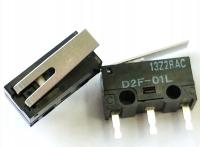 [2szt] Mikroprzełącznik D2F-01L SNAP ACTION OMRON z dzwignią