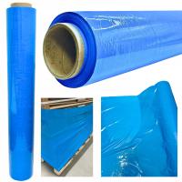 FOLIA STRETCH STRECH STRECZ NIEBIESKA MOCNA DUŻO FOLII KRYJĄCA NIEBIESKI XL